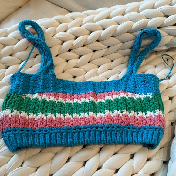 zara striped knit top - Picture 2 of 4